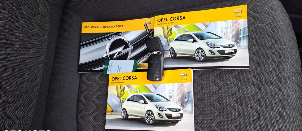 Opel Corsa cena 25500 przebieg: 115252, rok produkcji 2013 z Jaworzno małe 742